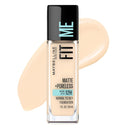 3x Maybelline Fit Me Matte Poreless Mattifying Liquid Foundation 30ml 110 Porcelain