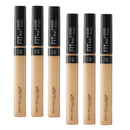 6x Maybelline Fit Me Natural Coverage Concealer 6.8ml 25 Medium