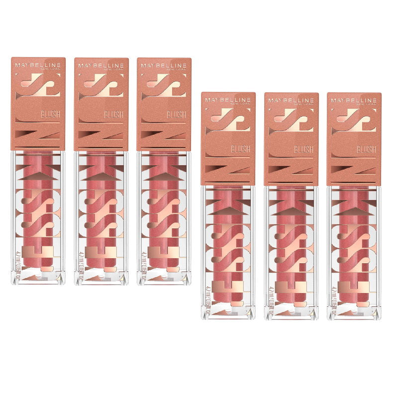 6x Maybelline Sunkisser Blush 4.7ml 06 City Sizzle
