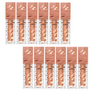 Multiple Marc Jacobs Beauty lip glosses in pink packaging on a white background