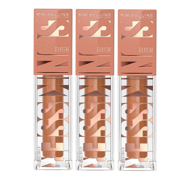 3x Maybelline Sunkisser Blush 4.7ml 11 Electric Bronze