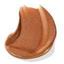 Brown makeup swatch on a white background