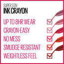 6x Maybelline Superstay Ink Crayon Lipstick 1.2g 55 Make It Happen
