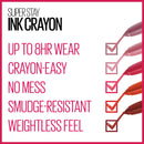 3x Maybelline Superstay Ink Crayon Lipstick 1.2g 55 Make It Happen