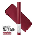 12x Maybelline Superstay Ink Crayon Lipstick 1.2g 55 Make It Happen