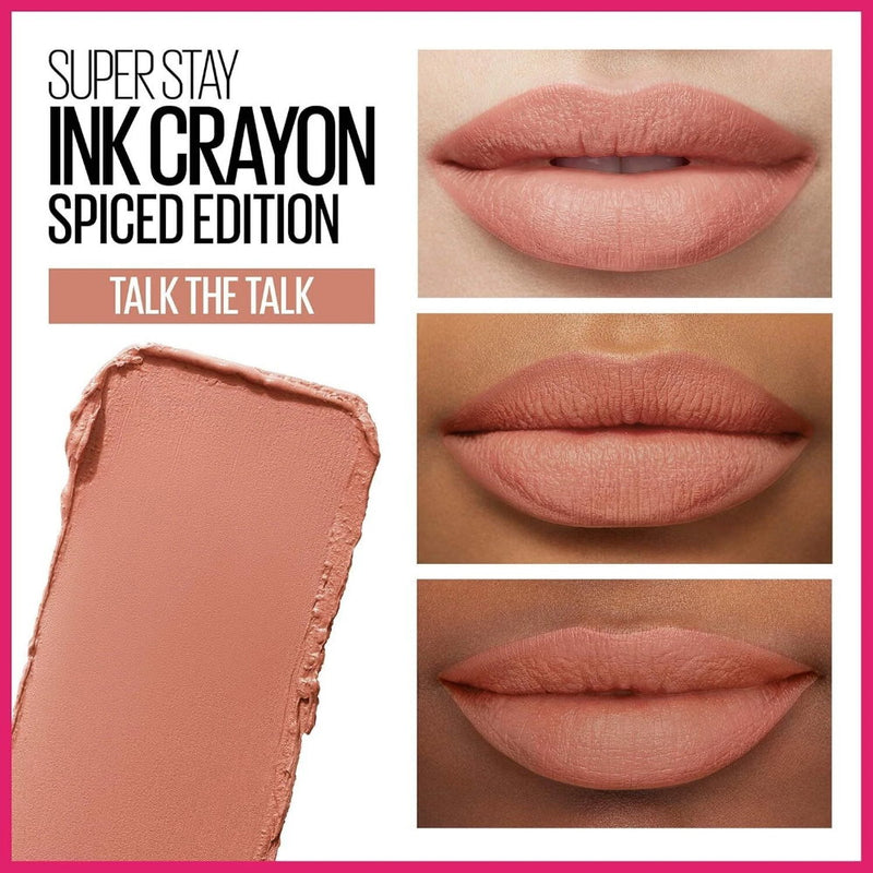3x Maybelline Superstay Ink Crayon Lipstick 1.2g 95 Talk The Talk