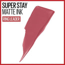 2x Maybelline SuperStay Matte Ink Liquid Lipstick 5ml 175 Ringleader Pink