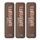 3x Maybelline Superfluff Brow Mousse 257 Medium Brown