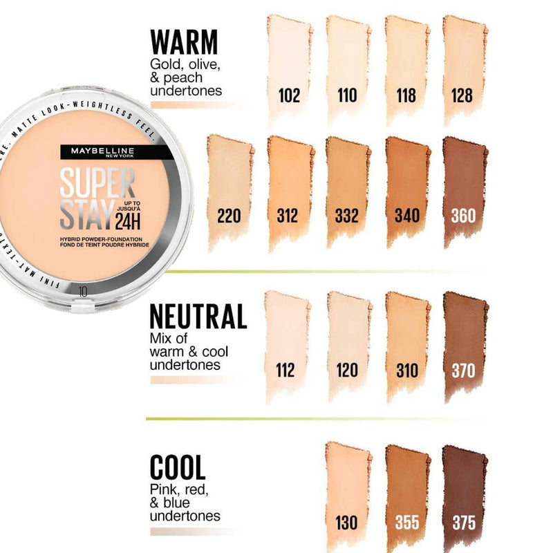 Maybelline Superstay 24H Hybrid Powder Foundation 9g 10