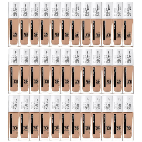 36x Maybelline Superstay 30 Hour Foundation 30ml 21 Nude Beige