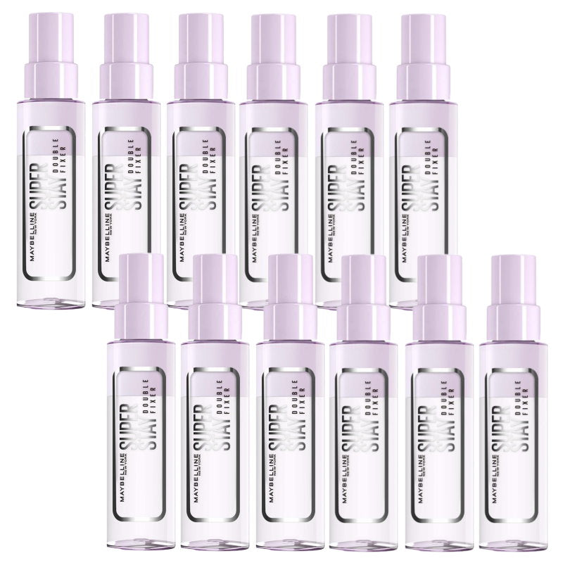 12x Maybelline Superstay Double Fixer Spray 55ml