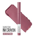 3x Maybelline Superstay Ink Crayon Lipstick 1.2g 25 Stay Exceptional