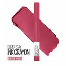 6x Maybelline Superstay Ink Crayon Lipstick 1.2g 80 Run The World