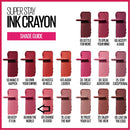 6x Maybelline Superstay Ink Crayon Lipstick 1.2g 80 Run The World