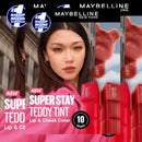 6x Maybelline Superstay Teddy Tint Creamy Matte Lip Tint 5ml 55 Knee High