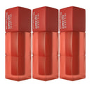 3x Maybelline Superstay Teddy Tint Lipstick 5ml 75 Latte To Go