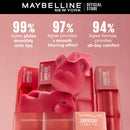 6x Maybelline Superstay Teddy Tint Creamy Matte Lip Tint 5ml 30 Coquettish