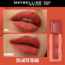 6x Maybelline Superstay Teddy Tint Lipstick 5ml 75 Latte To Go