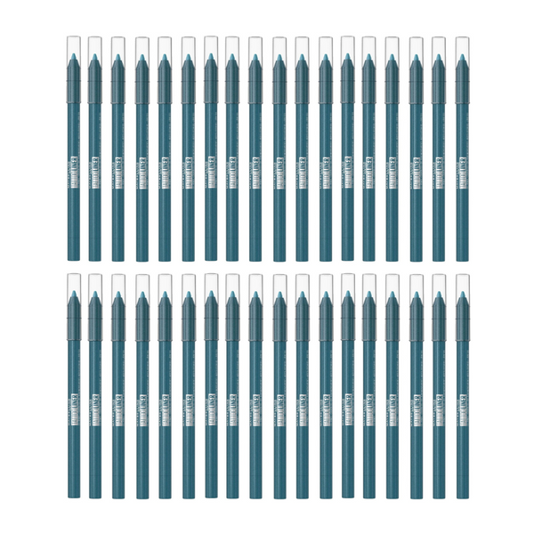 36x Maybelline Tattoo Gel Pencil Eyeliner 1.3g 814 Blue Disco