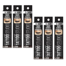 6x Maybelline Tattoo Studio Liquid Ink Eyeliner 002 Dark Henna Brown