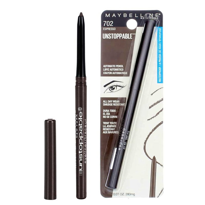 Maybelline Unstoppable Automatic Pencil Eyeliner 702 Espresso (Carded)