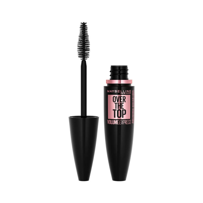3 x Maybelline Volume Express Over The Top Washable Mascara Very Black (Carded)