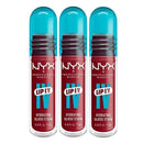 3x NYX Lip IV Hydrating Lip Gloss Serum 5ml 07 Bubblegum Burst