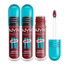 3x NYX Lip IV Hydrating Lip Gloss Serum 5ml 08 Drippin in Rose