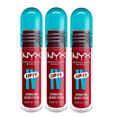 3x NYX Lip IV Hydrating Lip Gloss Serum 5ml 08 Red-y.Set.Wet