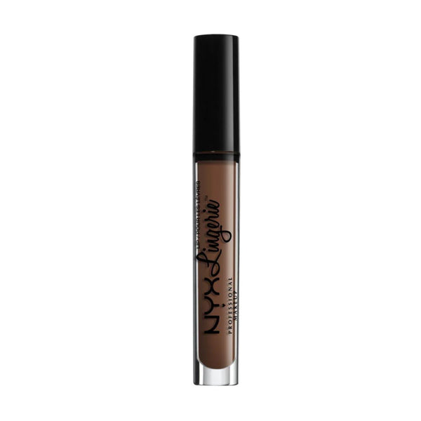 NYX Lip Lingerie Liquid Lipstick 4ml Teddy LIPLI10 - coffee nude lipstick