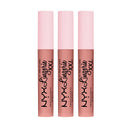 3x NYX Lip Lingerie XXL Matte Lipstick Undressed 4ml