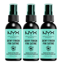 3x NYX Makeup Setting Spray Dewy 60ml