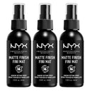 3x NYX Makeup Setting Spray Matte 60ml