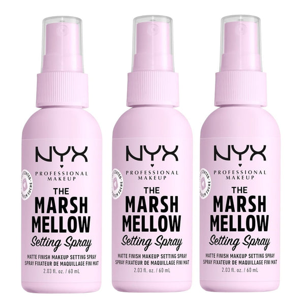 3x NYX Marshmellow Matte Finish Setting Spray 05 60ml
