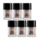 6x NYX Metallic Glitter Face and Body Goldstone 2.5g