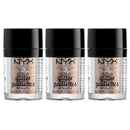 3x NYX Metallic Glitter Face and Body Goldstone 2.5g