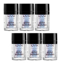 6x NYX Metallic Glitter Face and Body 05 Lumi Lite 2.5g
