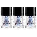 3x NYX Metallic Glitter Face and Body 05 Lumi Lite 2.5g