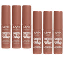 6x NYX Smooth Whip Matte Lip Cream 01 Pancake Stacks 4ml