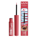 6x NYX Professional Makeup Vivid Bright Liquid Eye Liner 04 On Red 2mL