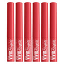 6x NYX Professional Makeup Vivid Bright Liquid Eye Liner 04 On Red 2mL