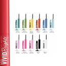 6x NYX Professional Makeup Vivid Bright Liquid Eye Liner 04 On Red 2mL