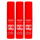 3x NYX Smooth Whip Matte Lip Cream Icing on Top 4ml