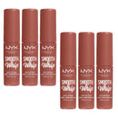 6x NYX Smooth Whip Matte Lip Cream 04 Teddy Fluff 4ml