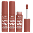 3x NYX Smooth Whip Matte Lip Cream 04 Teddy Fluff 4ml
