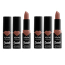6x NYX Suede Matte Lipstick 02 Dainty Daze 3.5g