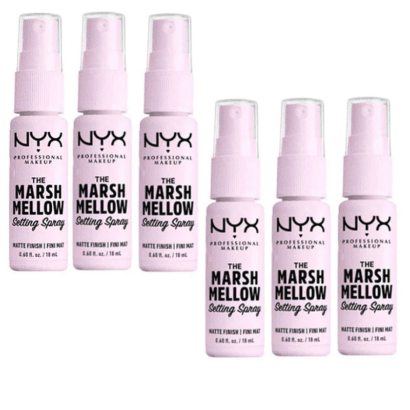 6x NYX The Marshmellow Setting Spray Matte Finish 18ml