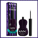 3x NYX Wednesday Cello Vivid Matte Purple Liquid Eyeliner Raven
