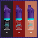 3x NYX Night Shade Wednesday Colour Adjusting Lip Oil 01 4.8ml
