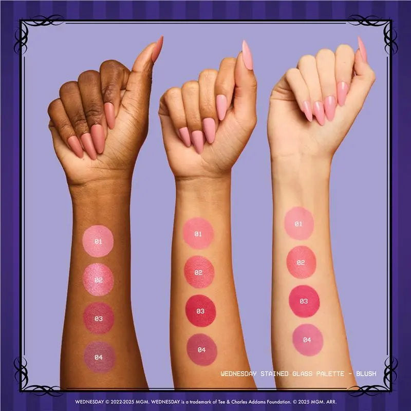 NYX Wednesday Stained Glass Blush Palette
